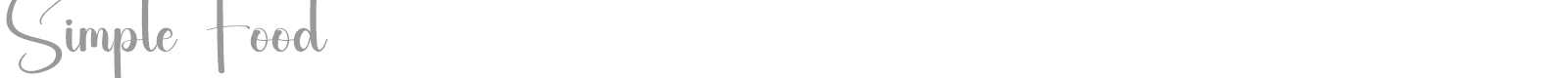 Simple Food font preview